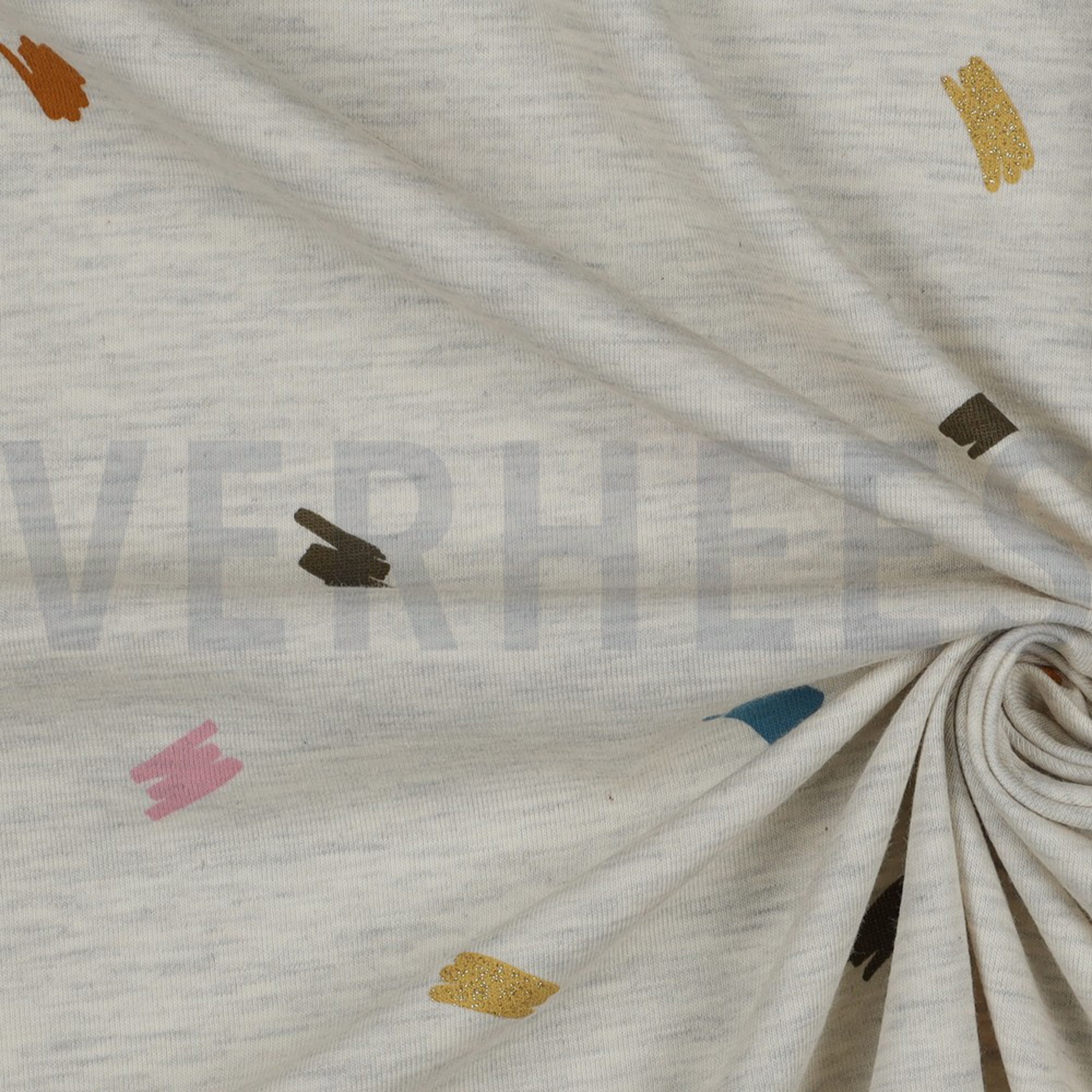 JERSEY MELIERT GLITZER KRIZELEIEN ECRU (high resolution) #3