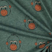 JERSEY MELANGE APEN DONKERGROEN (thumbnail) #3