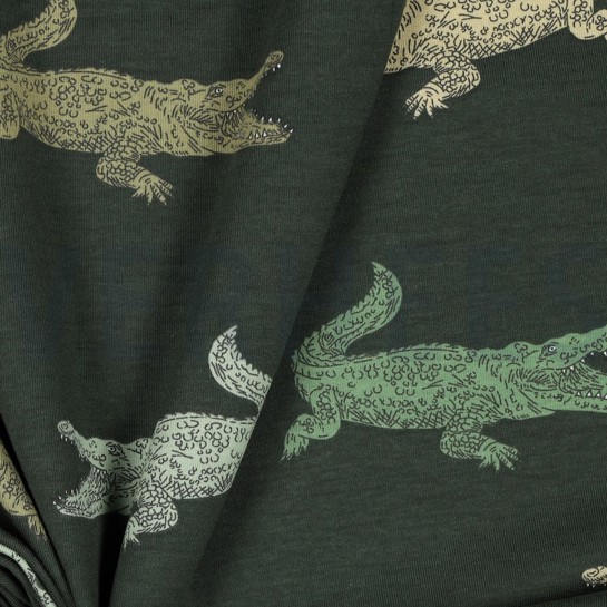 JERSEY CROCODILES VERT ARMÉE #7