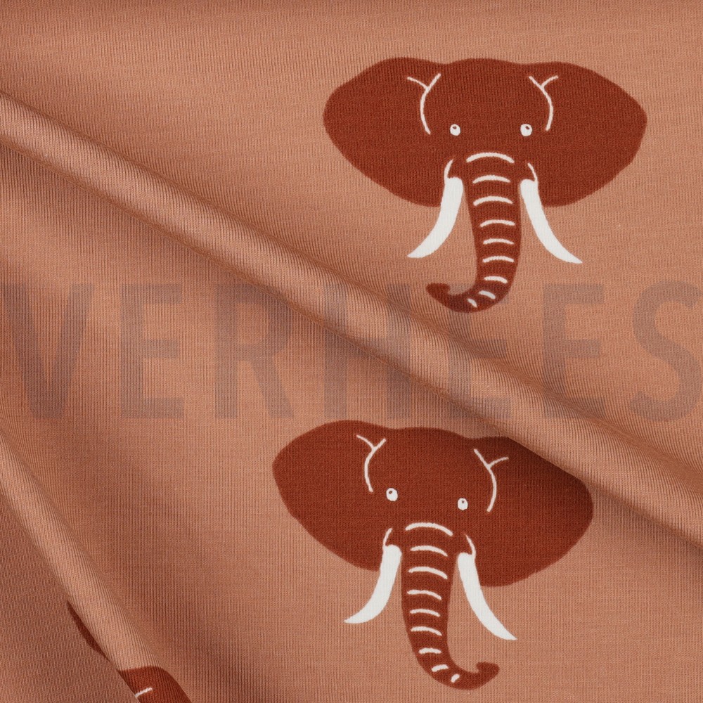 JERSEY ÉLÉPHANTS ABRICOT FONCÉ #7