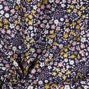 POPLIN SMALL FLOWERS NAVY (thumbnail) #3