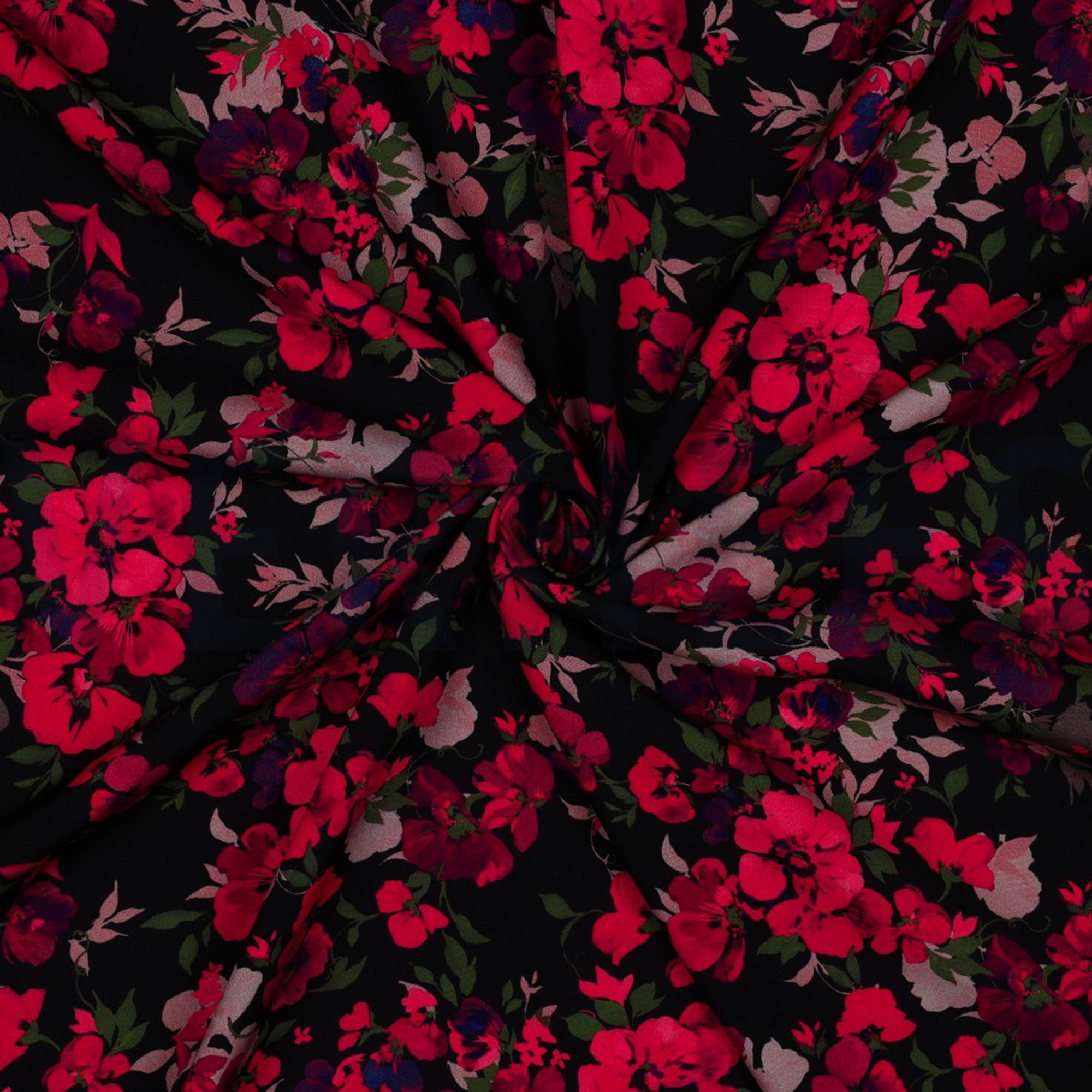 LENZING™ ECOVERO™ DIGITAL FLOWERS BLACK (high resolution) #3