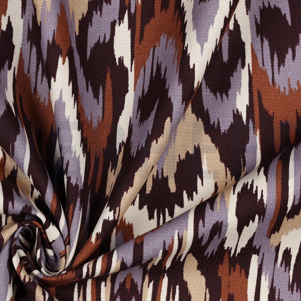 CANVAS ABSTRACT AUBERGINE #7