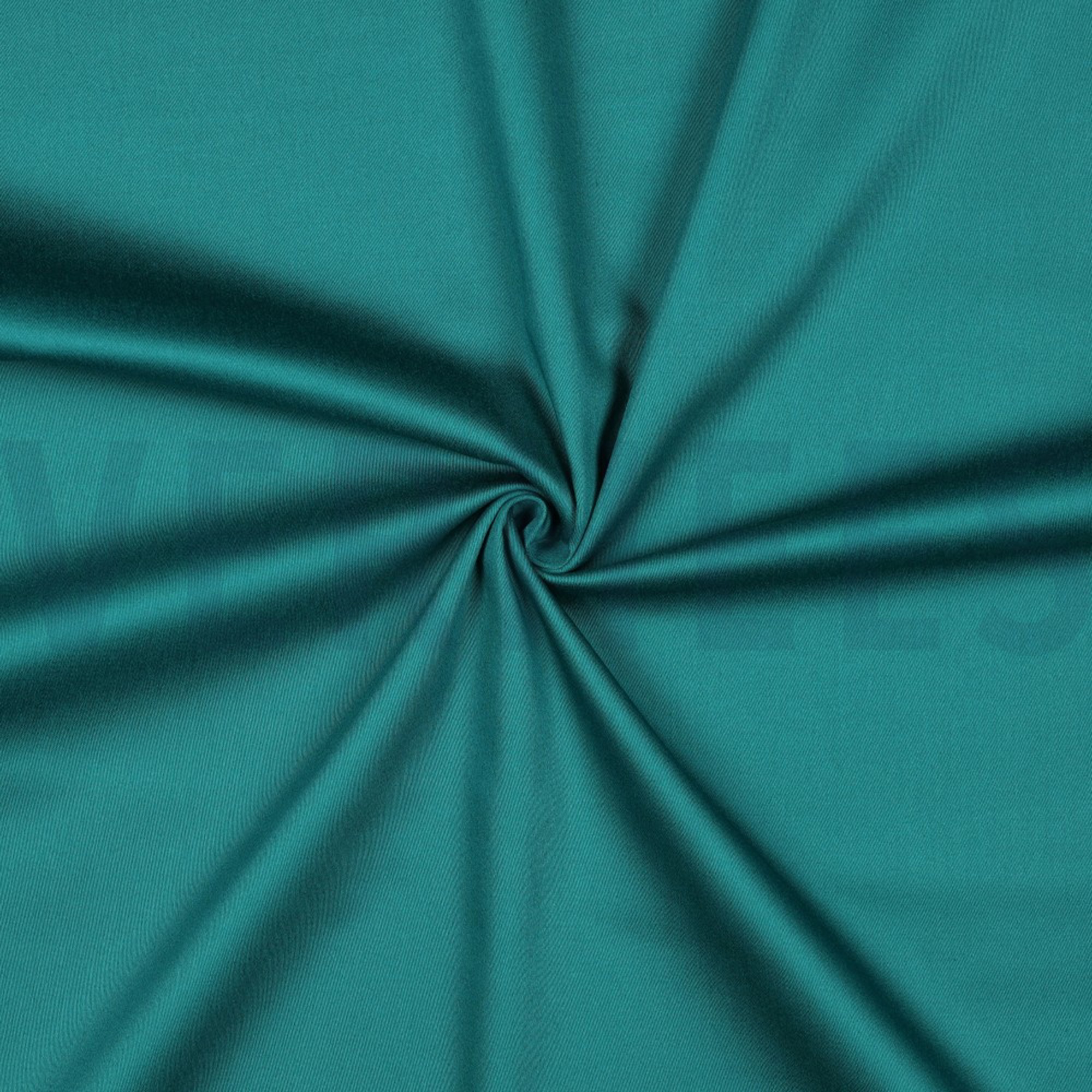 BAUMWOLLE SATIN STRETCH PETROL (high resolution) #3