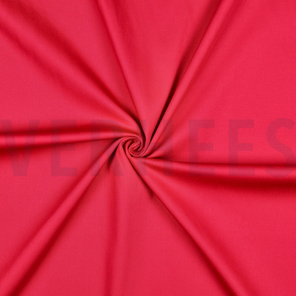 COTTON SATIN STRETCH CERISE #7