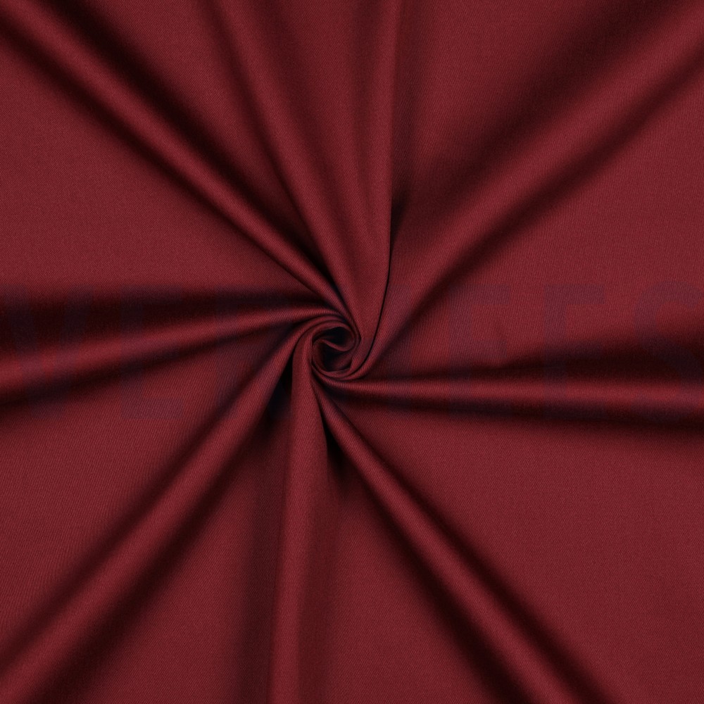BAUMWOLLE SATIN STRETCH BORDEAUXROT #7