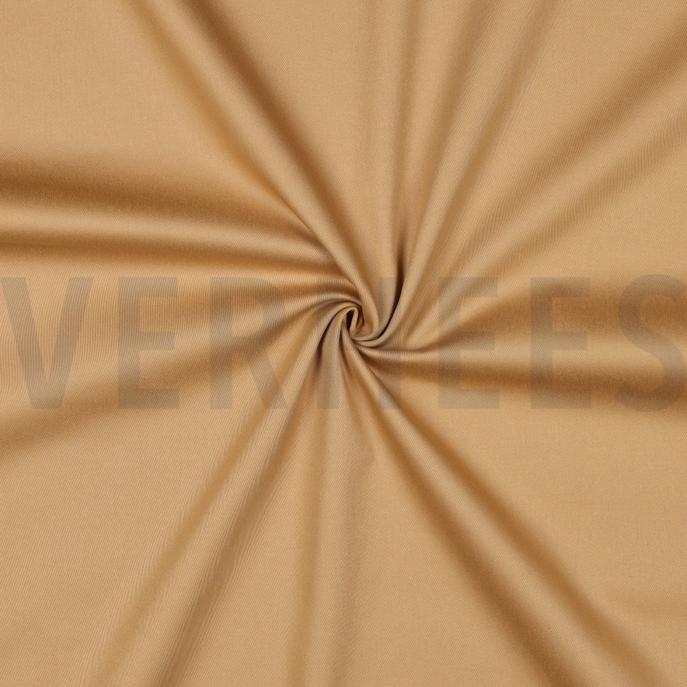 COTTON SATIN STRETCH CAMEL #7