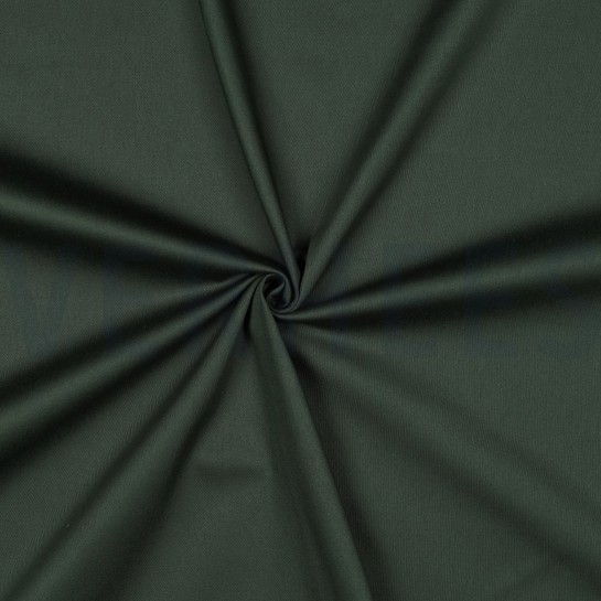 COTTON SATIN STRETCH DARK GREEN #7