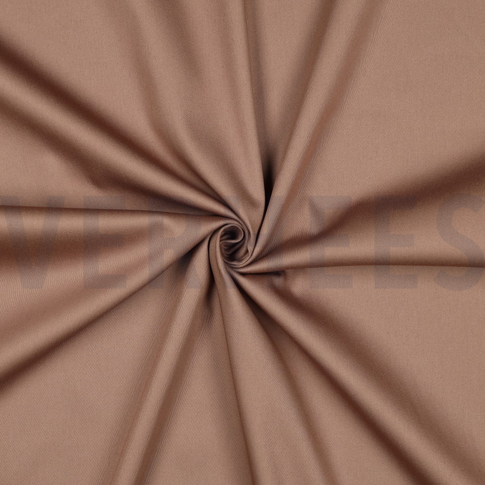 BAUMWOLLE SATIN STRETCH ZIMT #7