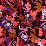 LENZING™ ECOVERO™ FLOWERS BORDEAUX (thumbnail) #3