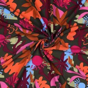 LENZING™ ECOVERO™ FLOWERS ARMY GREEN (thumbnail) #3