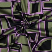 COTON SATIN GEOMETRIQUE NOIR (thumbnail) #3