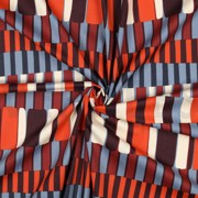 BAUMWOLLE VISKOSE STREIFEN JEANSBLAU (thumbnail) #3