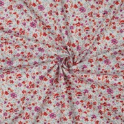 FINE POPLIN FLOWERS WHITE (thumbnail) #3