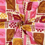 POPELINE DE COTON PATCHWORK D’ÉTÉ BLANC CASSÉ (thumbnail) #3