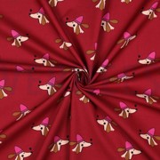 FINE POPLIN DOGS BURGUNDY (thumbnail) #3