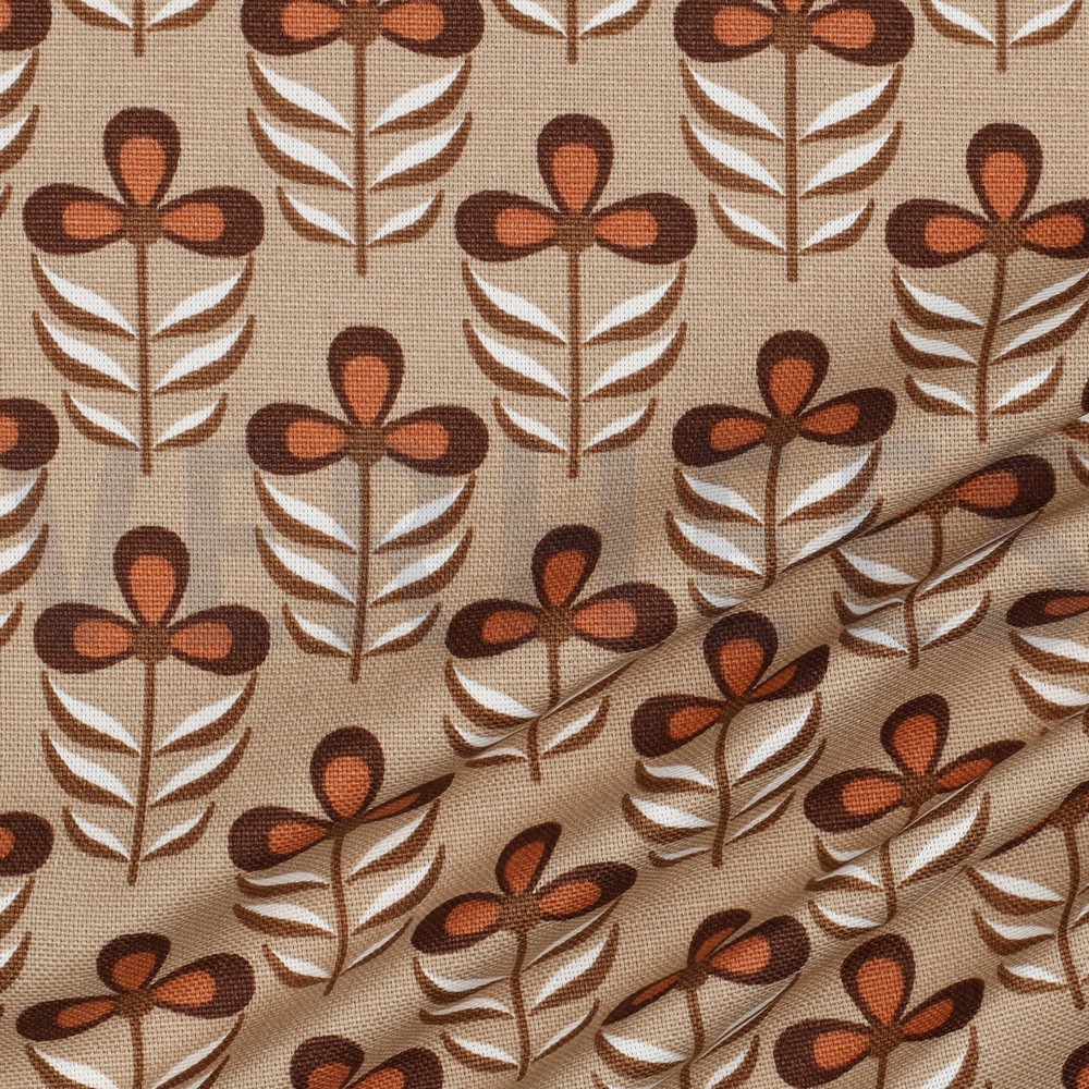 CANVAS FLOWERS SAND #7