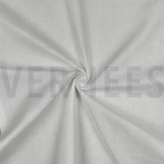 KATOENEN POPLIN OPTISCH WIT #7