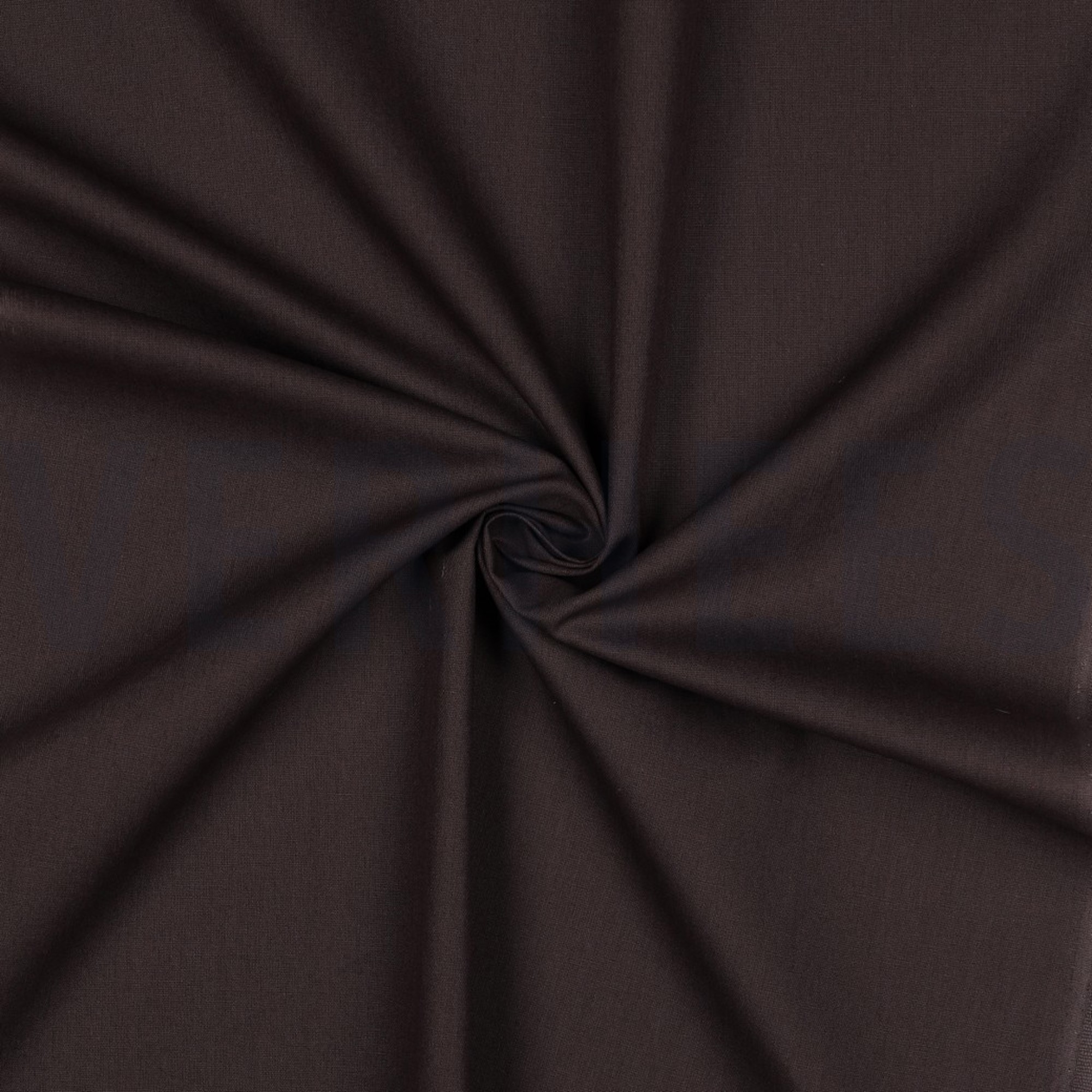 KATOENEN POPLIN DONKERBRUIN (high resolution) #3