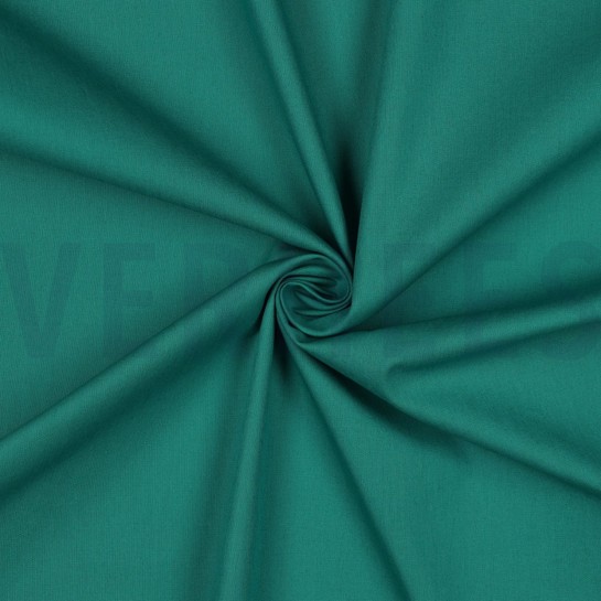 KATOENEN POPLIN TEAL #7