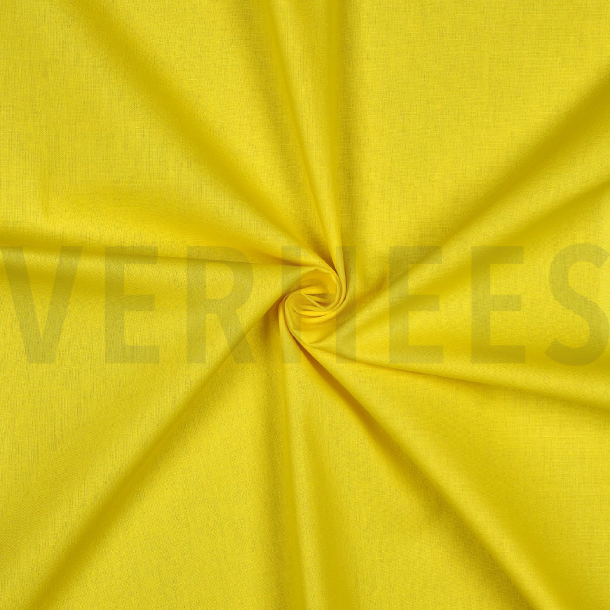 KATOENEN POPLIN CITROENGEEL (high resolution) #3