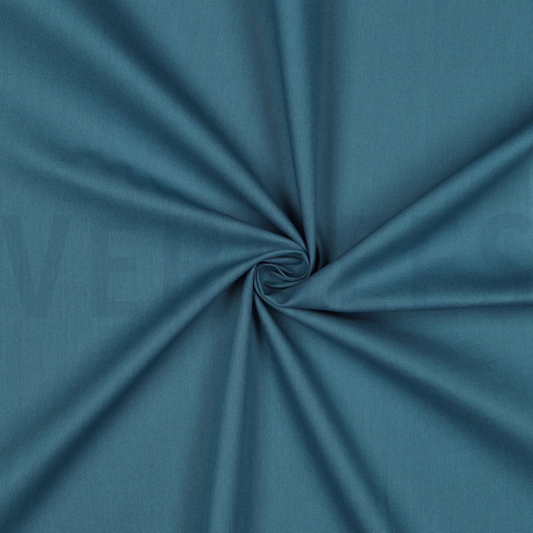 BAUMWOLLE POPELINE BLAU #7