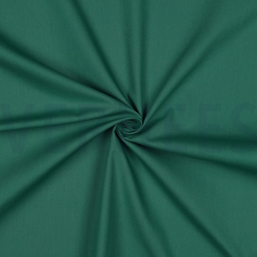 BAUMWOLLE POPELINE CYAN #7