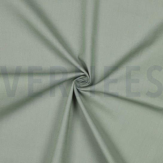 KATOENEN POPLIN SALIEGROEN #7