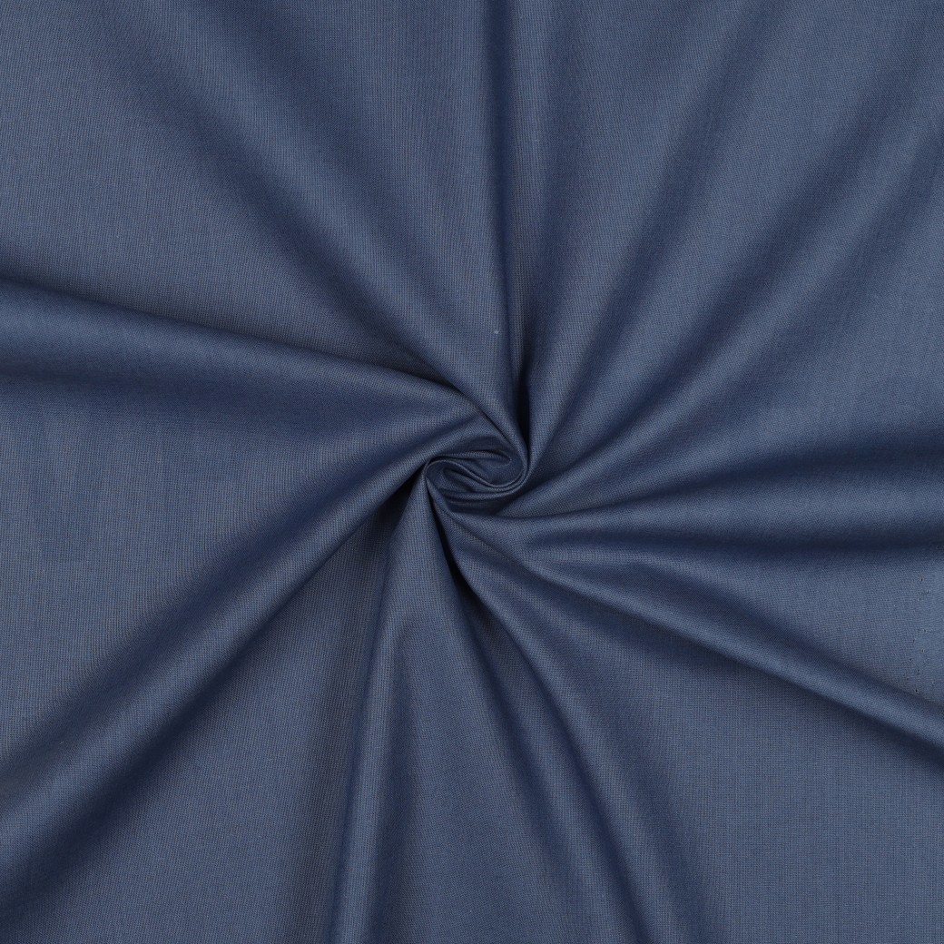 COTON POPLIN JEAN BLEU #7