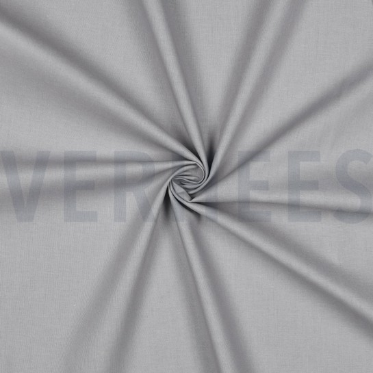 KATOENEN POPLIN METAALGRIJS #7