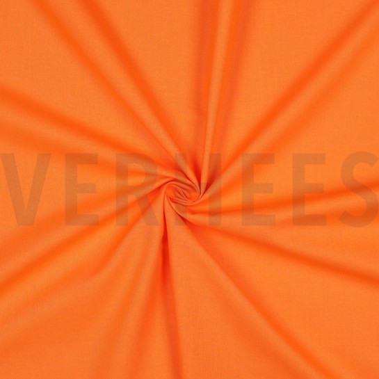 KATOENEN POPLIN MANDARIJNORANJE #7