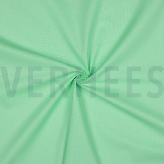 KATOENEN POPLIN GROEN NEON #7