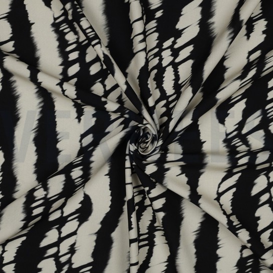 VISCOSE RADIANCE DIGITAL ABSTRAIT NOIR #7