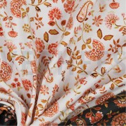 JERSEY DIGITAAL PAISLEY BLOEMEN WIT / PERZIK (thumbnail) #3