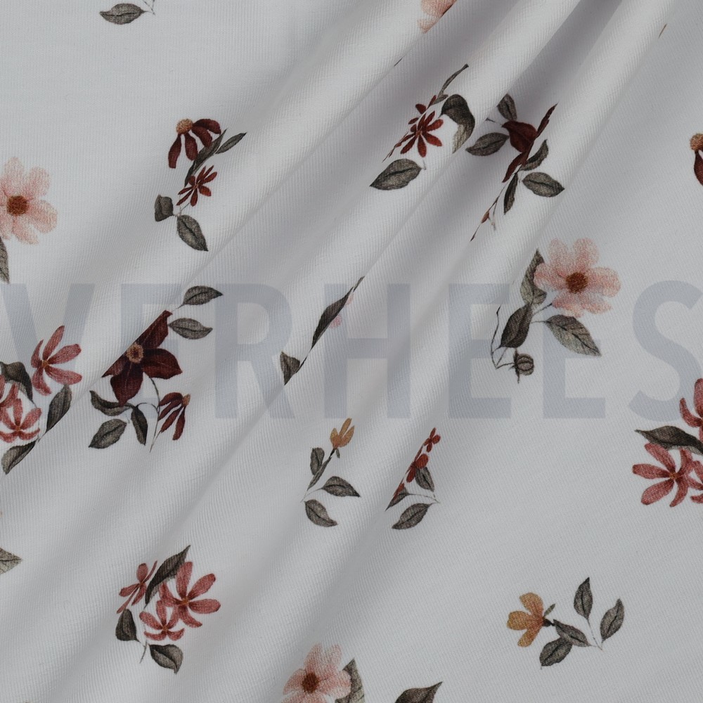 JERSEY DIGITAAL GOTS BLOEMEN WIT #7