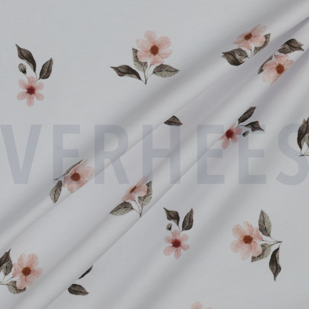 JERSEY DIGITAAL GOTS BLOEMEN WIT #7