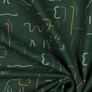 SOFT SWEAT SAFARI TIERE DUNKELGRÜN (thumbnail) #3