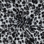 VISKOSE SATIN DIGITAL TIERHAUT SCHWARZ (thumbnail) #3