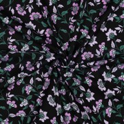 VISKOSE ROSELLA STRETCH BLUMEN SCHWARZ (thumbnail) #3