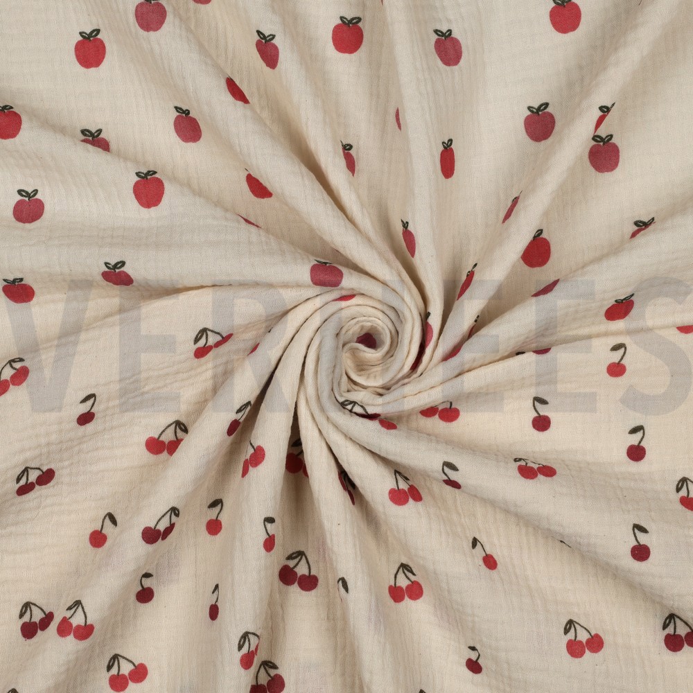 DOUBLE GAUZE FRUITS NATURAL #7