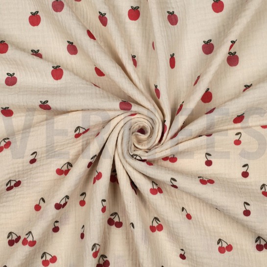 MUSSELIN FRÜCHTE NATUR #7