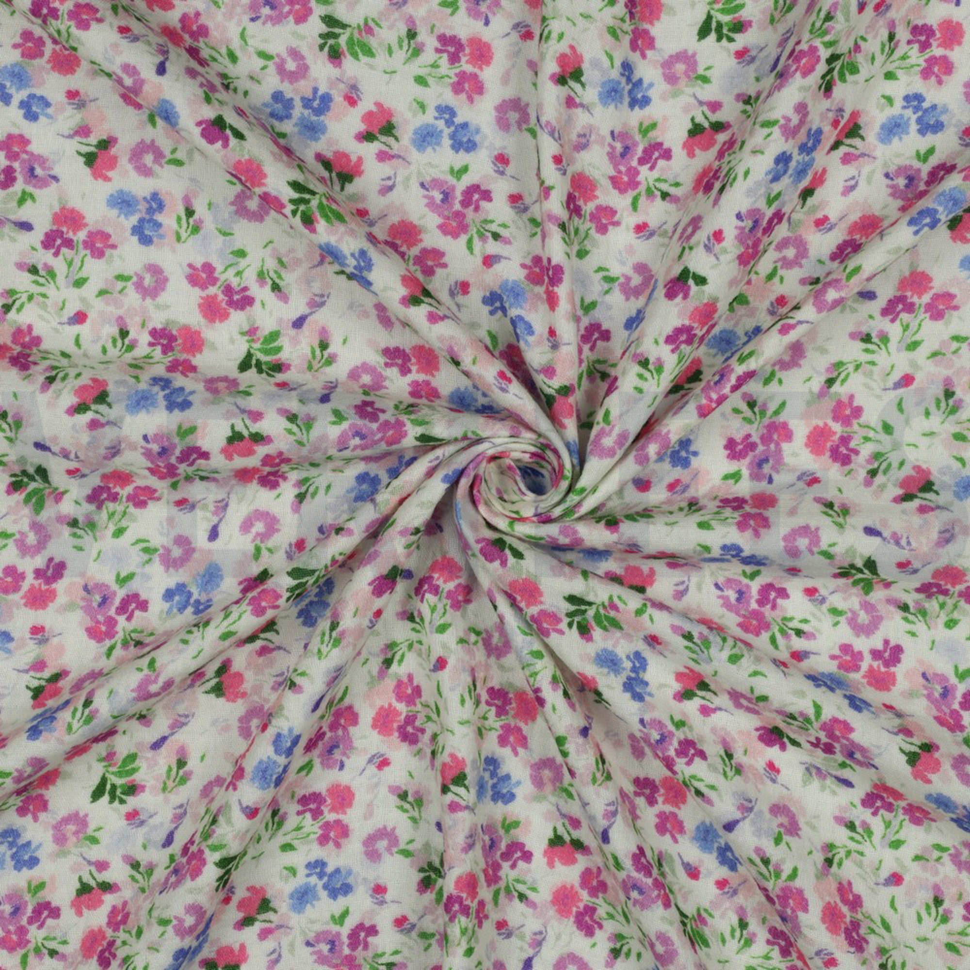 DOUBLE GAUZE DIGITAL FLOWERS OFFWHITE (high resolution) #3