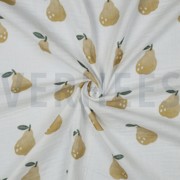 DOUBLE GAUZE DIGITAL PEARS WHITE (thumbnail) #3