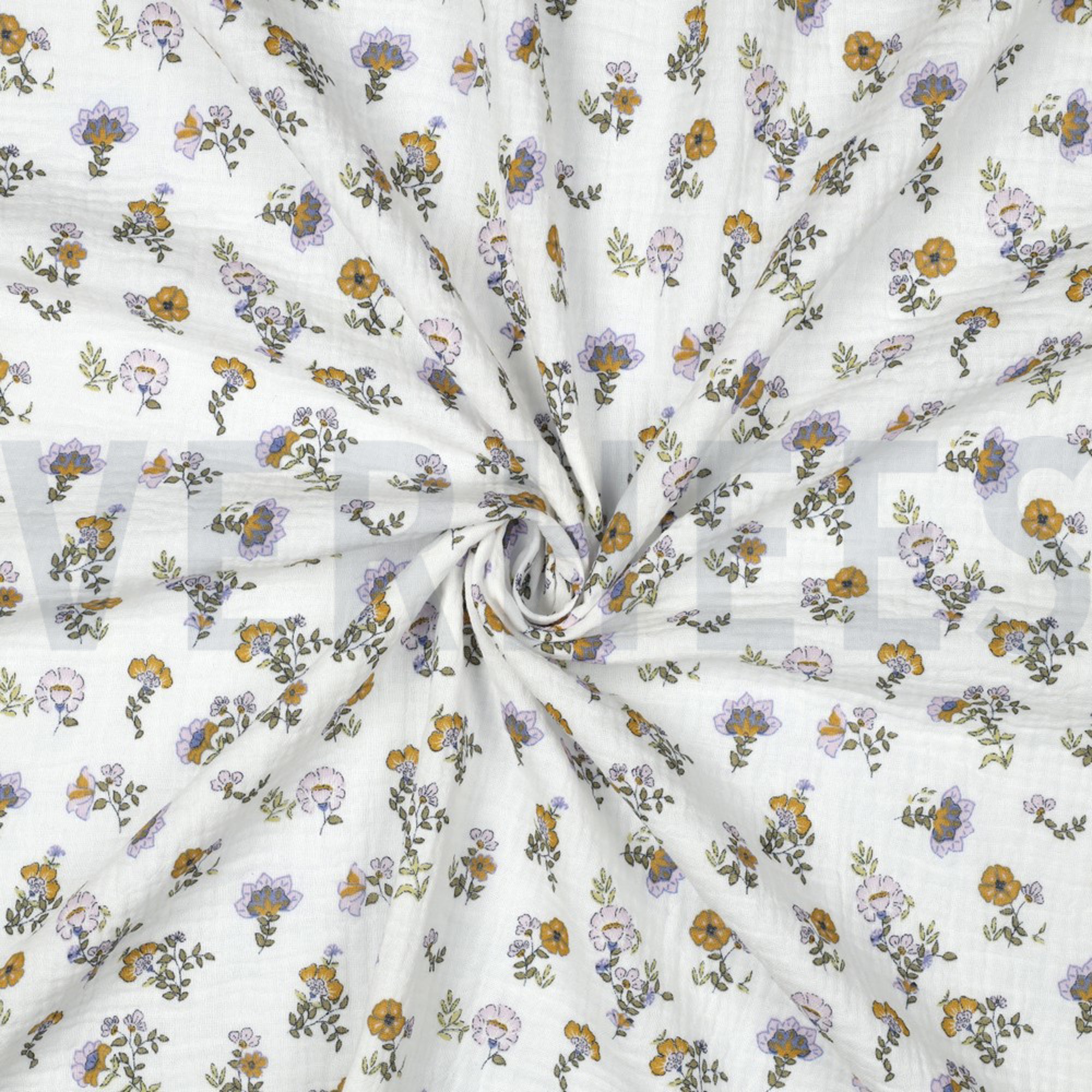 DOUBLE GAUZE GOTS BLOEMEN WIT (high resolution) #3
