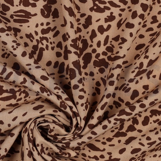 VISCOSE RADIANCE ANIMAL SKIN CAMEL #7