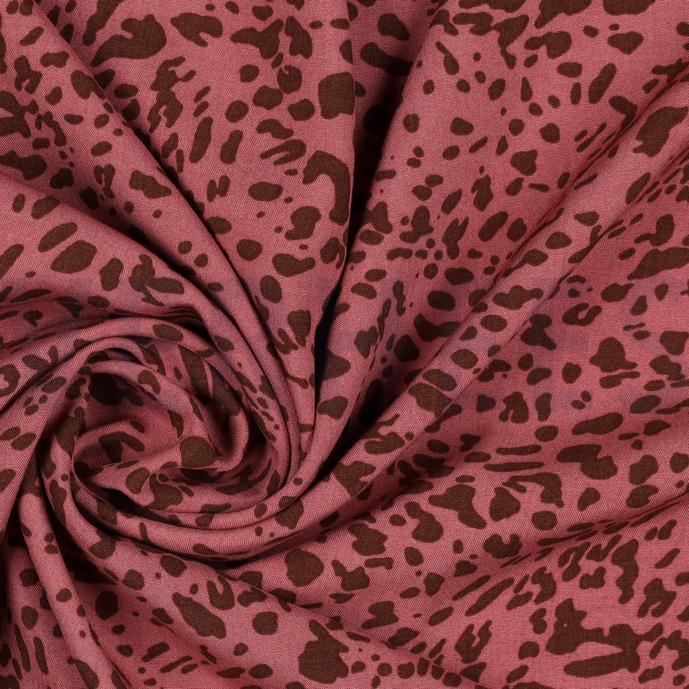 VISCOSE RADIANCE PEAU D’ANIMAL ROSE FONCÉ #7
