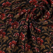 VISCOSE RADIANCE BLOEMEN ZWART (thumbnail) #3