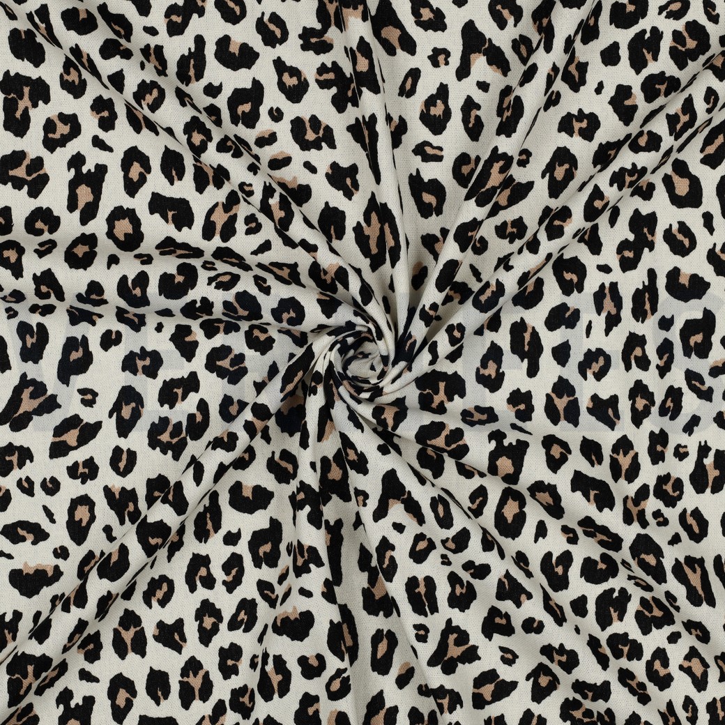 LIN VISCOSE PEAU D’ANIMAL BEIGE #7
