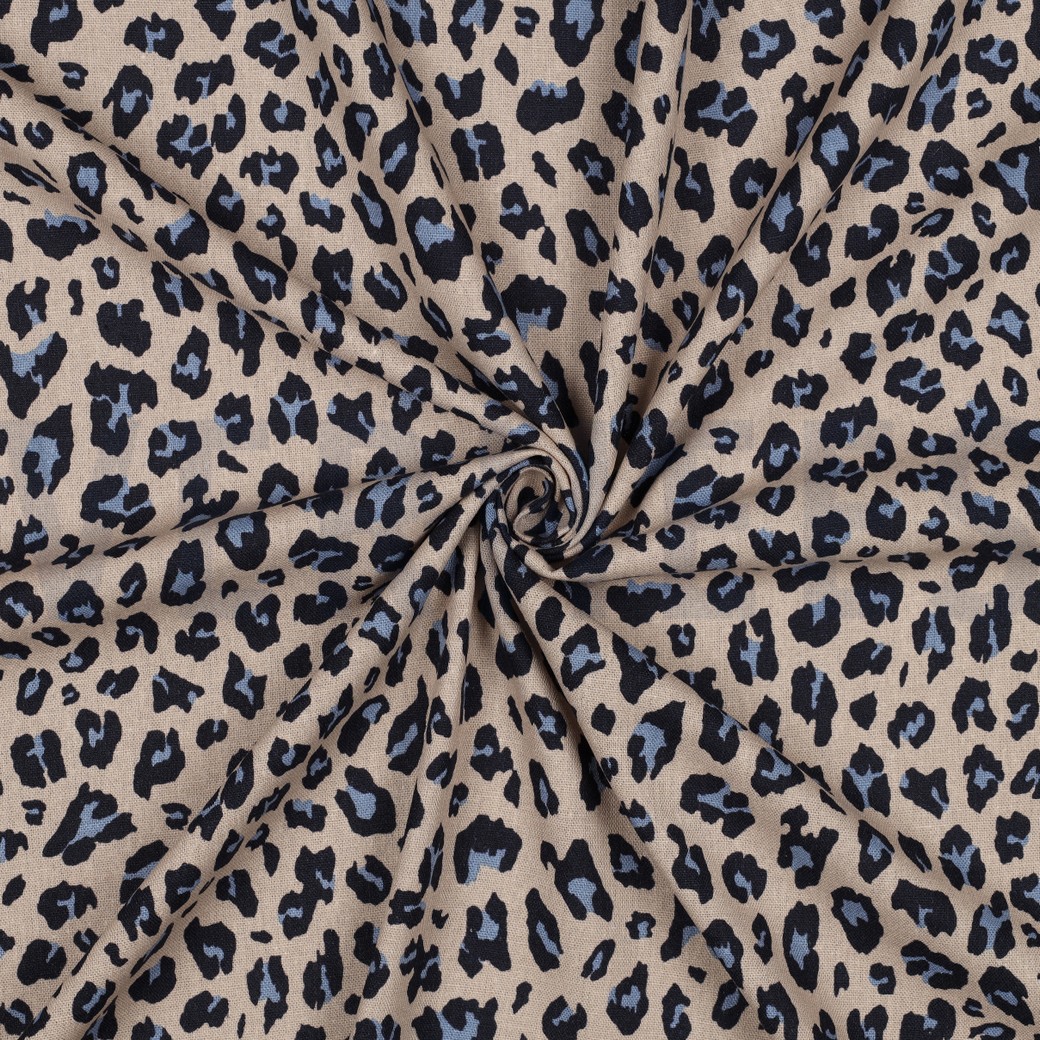 LIN VISCOSE PEAU D’ANIMAL CAMEL #7