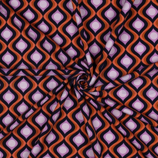 PUNTA DI ROMA GRAPHIC NAVY/ORANGE #7